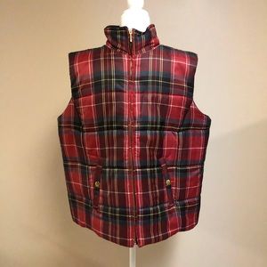Chaps plaid vest